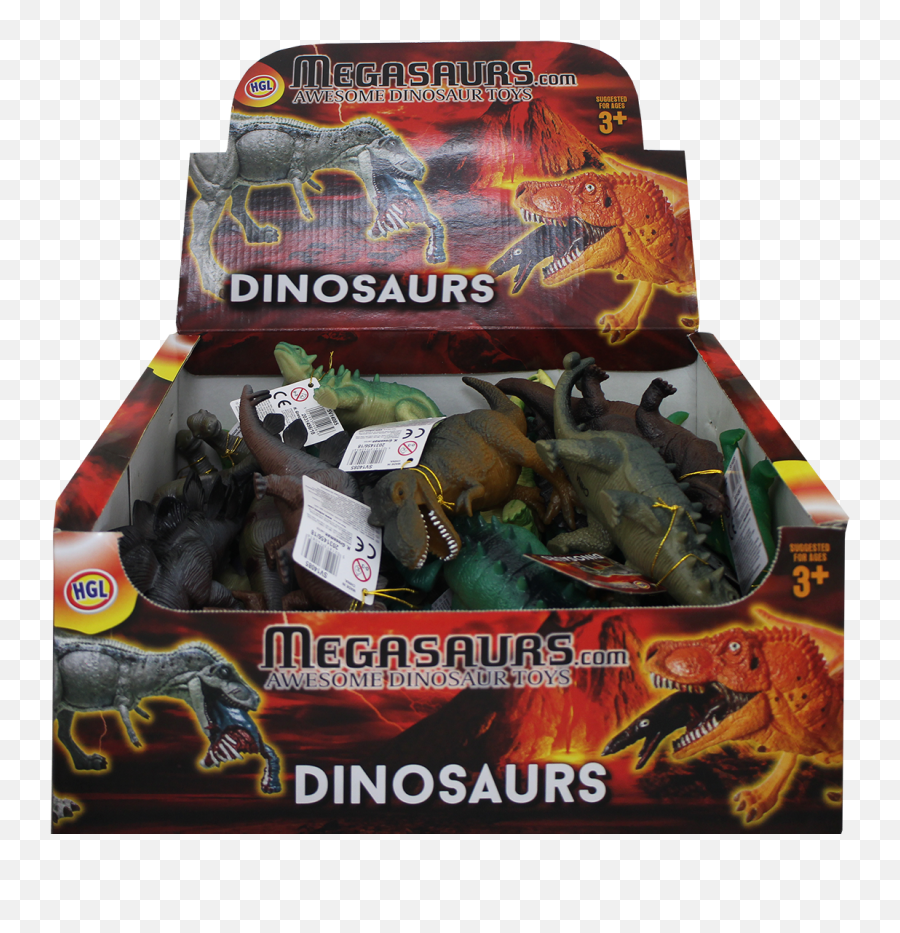 Dinosaur Figure 15 - 21cm Assorted Designs In Cdu Stallion Emoji,Velociraptor Emoji