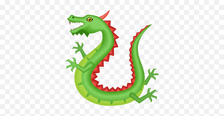Dragon Icon - Clip Art Emoji,Dragon Emoji Png