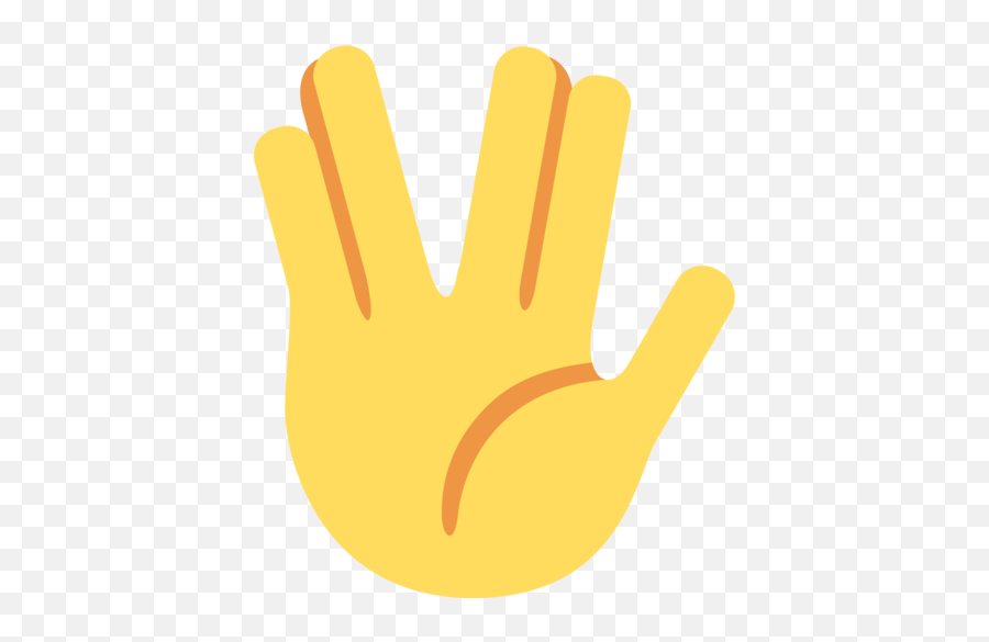 Vulcan Salute Emoji - Vulcan Salute Emoji Meaning,Salute Emoticon