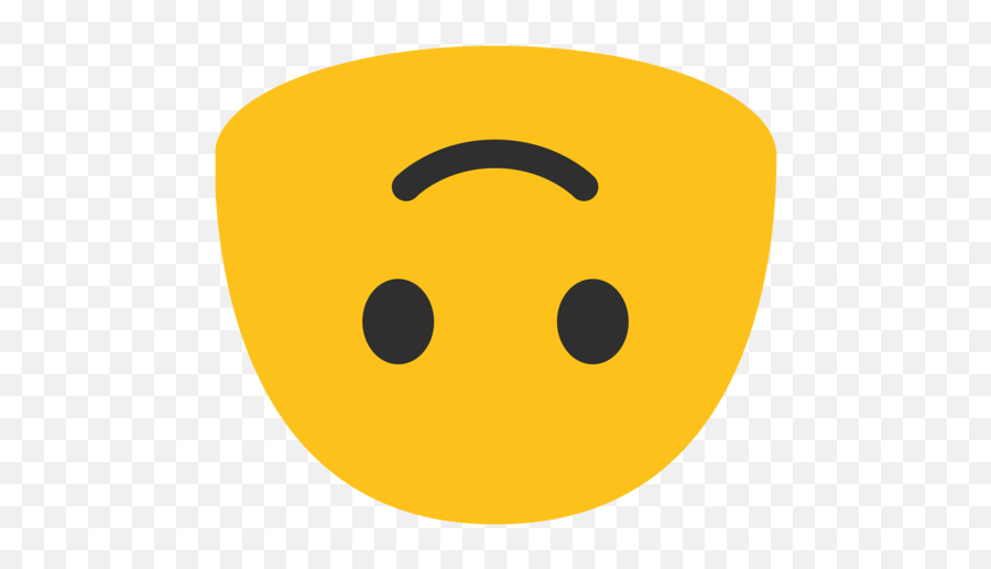 Upside - Significa El Emoji,Upside Down Smiley Emoji