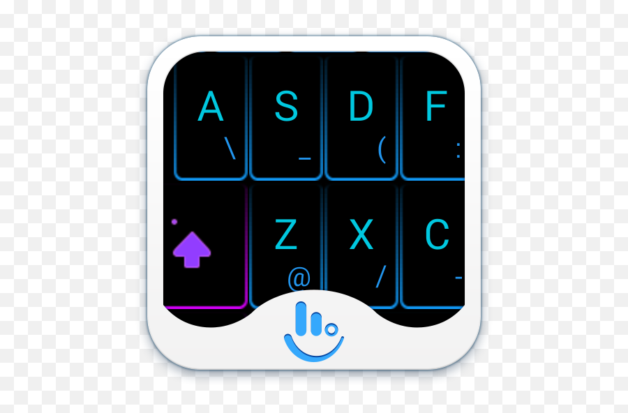 Touchpal Neon Light Theme 6 - Ain T No Wifey Emoji,Neon Emoji Keyboard