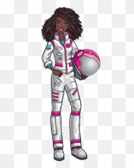 Girl Power Tynker - Astronaut Animated Pic Black Girl Emoji,Daffodil Emoji