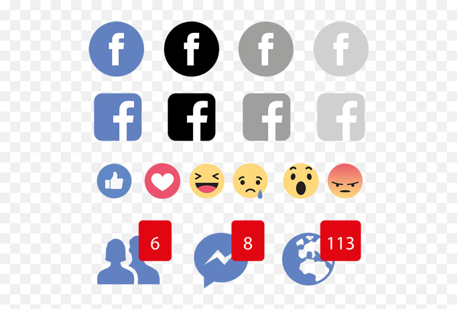 Svg Transparent Download Facebook Icon Logo Social - Facebook Logo Emoji,Fb Emoji
