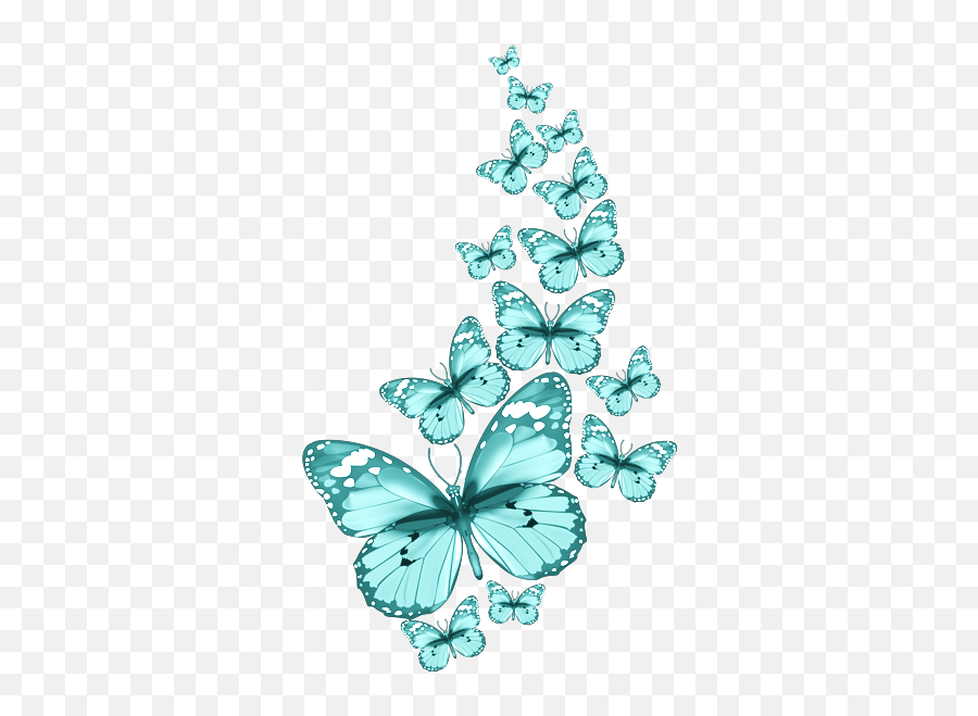Butterfly Wallpaper Iphone Wallpaper - Mariposas Verde Aqua Para Imprimir Emoji,Butterfly Emoji Android