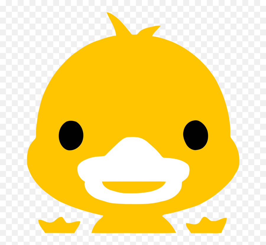Emoticon Head Smiley Png Clipart - Cute Cartoon Duck Head Emoji,Duck Emoticon