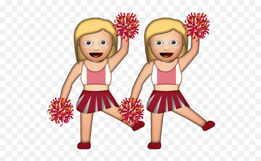 Emoji - Illustration,Cheerleader Emoji