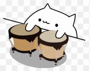 Bongo Cat Stickers For Whatsapp - Bongo Cat Marimba Emoji,Bongo Cat Emoji