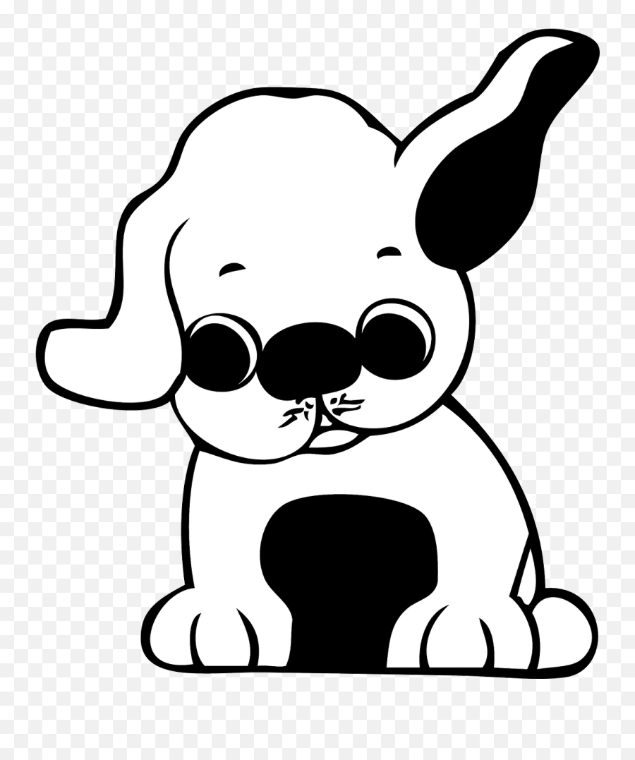 Puppy Cartoon Cute Ears Isolated - Puppy Clip Art Emoji,French Bulldog Emoji