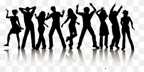 Silhouette Png Download - People Dancing Png Emoji,Dance Party Emoticon