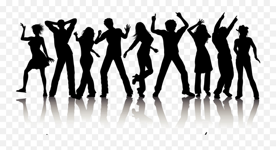 Silhouette Png Download - People Dancing Png Emoji,Dance Party Emoticon