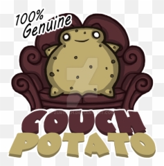 Couch Potato Transparent Png Clipart - Cartoon Emoji