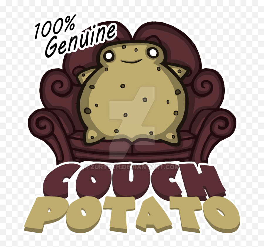 Couch Potato Transparent Png Clipart - Couch Potato Cartoon Png Emoji,Couch Potato Emoji