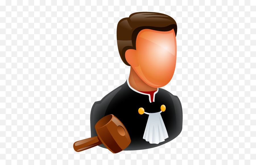 Judge Icon - Lawyer Icon Png Emoji,Judge Emoji