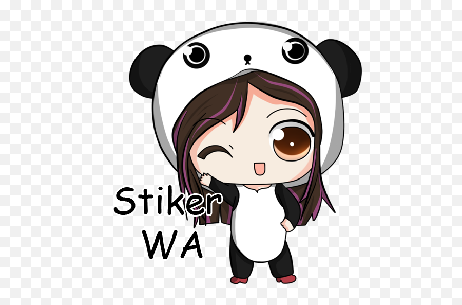 Download Cute And Free Wa Stickers For - Panda Kawaii Emoji,Doraemon Emoji