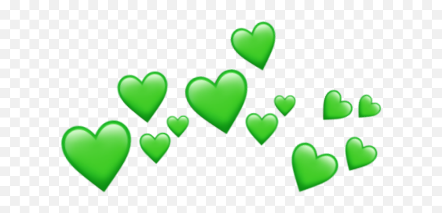 Green Tumblr Png Picture - Heart Emoji Above Head,Green Emoji Heart