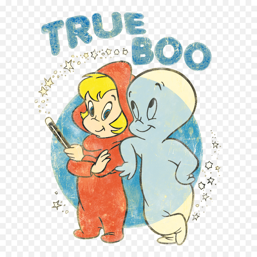 Casper The Friendly Ghost True Boo Menu0027s Regular Fit - Casper The Friendly Ghost T Shirt Emoji,Boo Emoji
