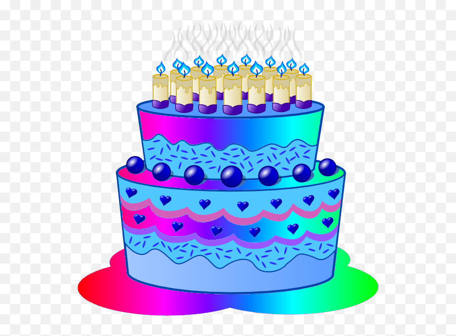 Happy Birthday Cake With Name Edit For Facebook Clip Art - Birthday Cake Clip Art Emoji,Facebook Cake Emoji