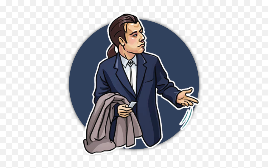 Movies U0026 Cartoons Stickers - Wastickerapps U2013 Applications Pulp Fiction Sticker Emoji,Terminator Emoji