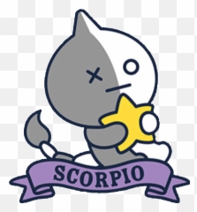 Bt21 Van Scorpio Star Zodiac Kpop Bts - Van Bt21 Emoji,Bt21 Emoji