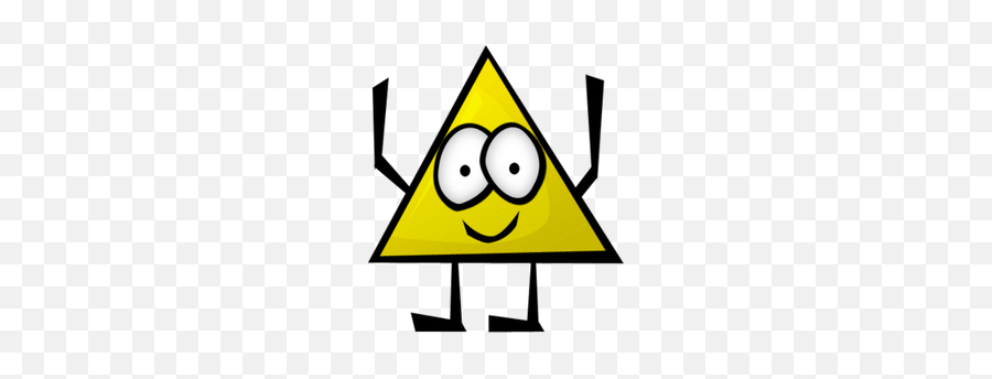 Triangle Man Trianglemangame Twitter - Dreiecke Clipart Emoji,Giggling Emoticon