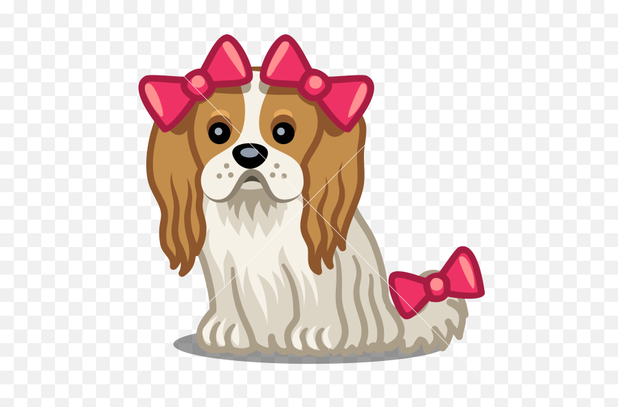 Dog Bows U2013 Premiumjoypl - Dog Cartoon Girl Png Emoji,Dog Emojis