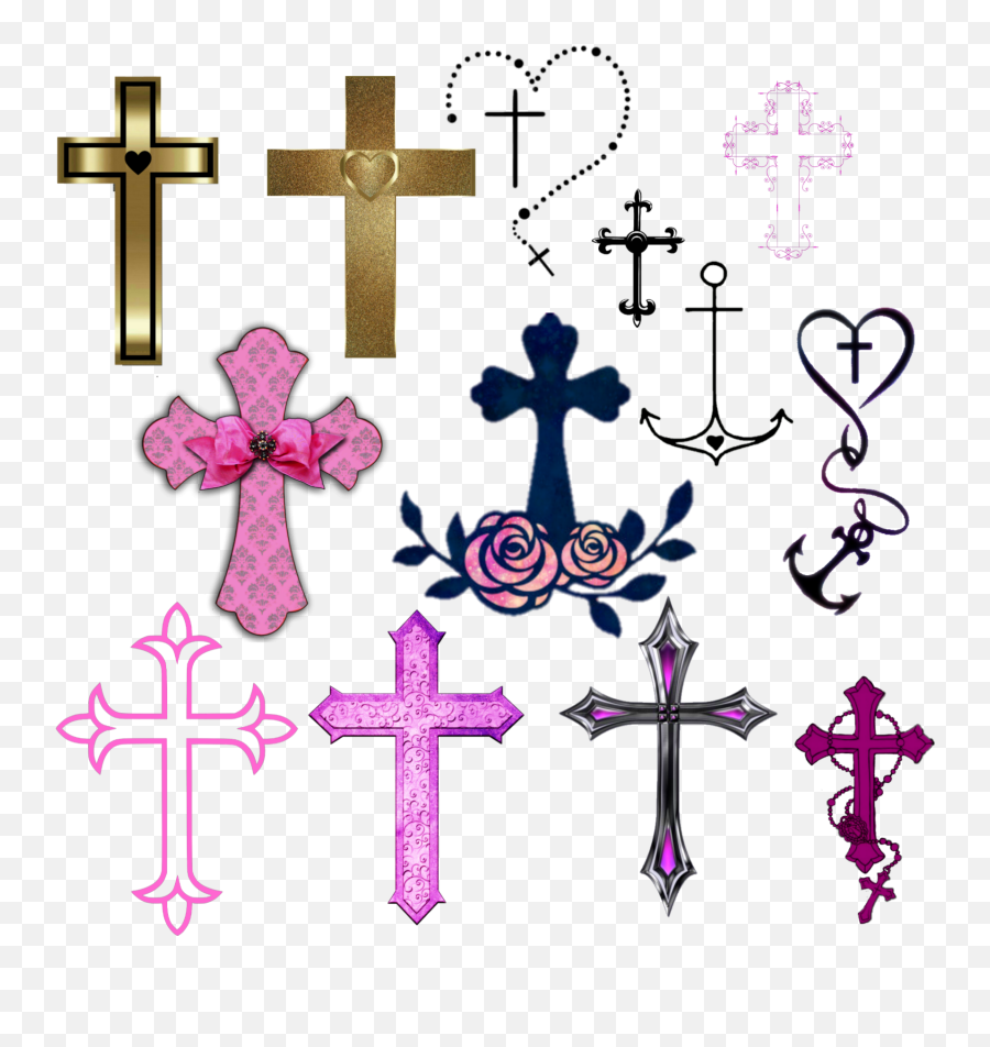 Crosses Decorative Sticker By Olivia - Christian Cross Emoji,Religious Emoji