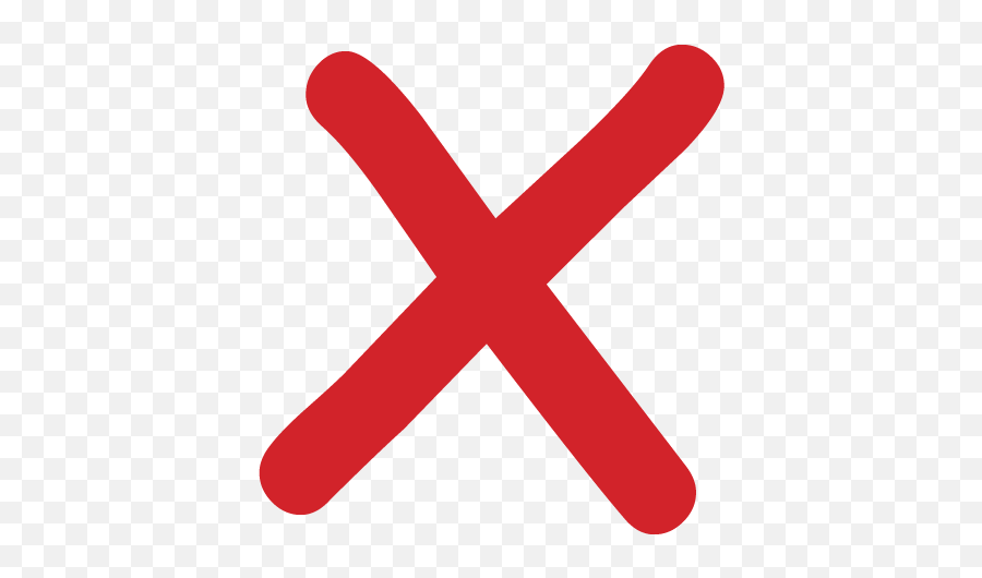 Cross Png Clipart - Transparent Background Cross Mark Png Emoji,Cross Mark Emoji