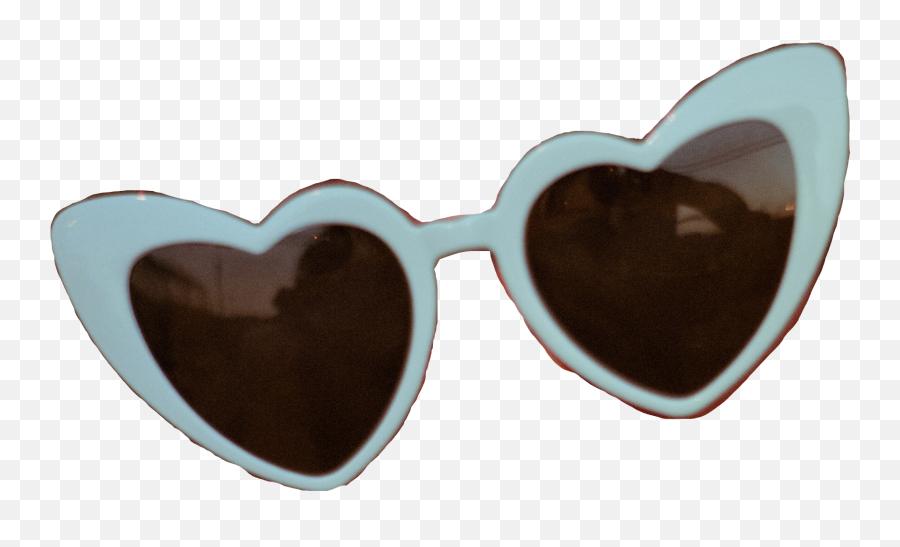 Sunglasses Glasses Heart Shade Sticker By Ayla - Full Rim Emoji,Emoji With Shades