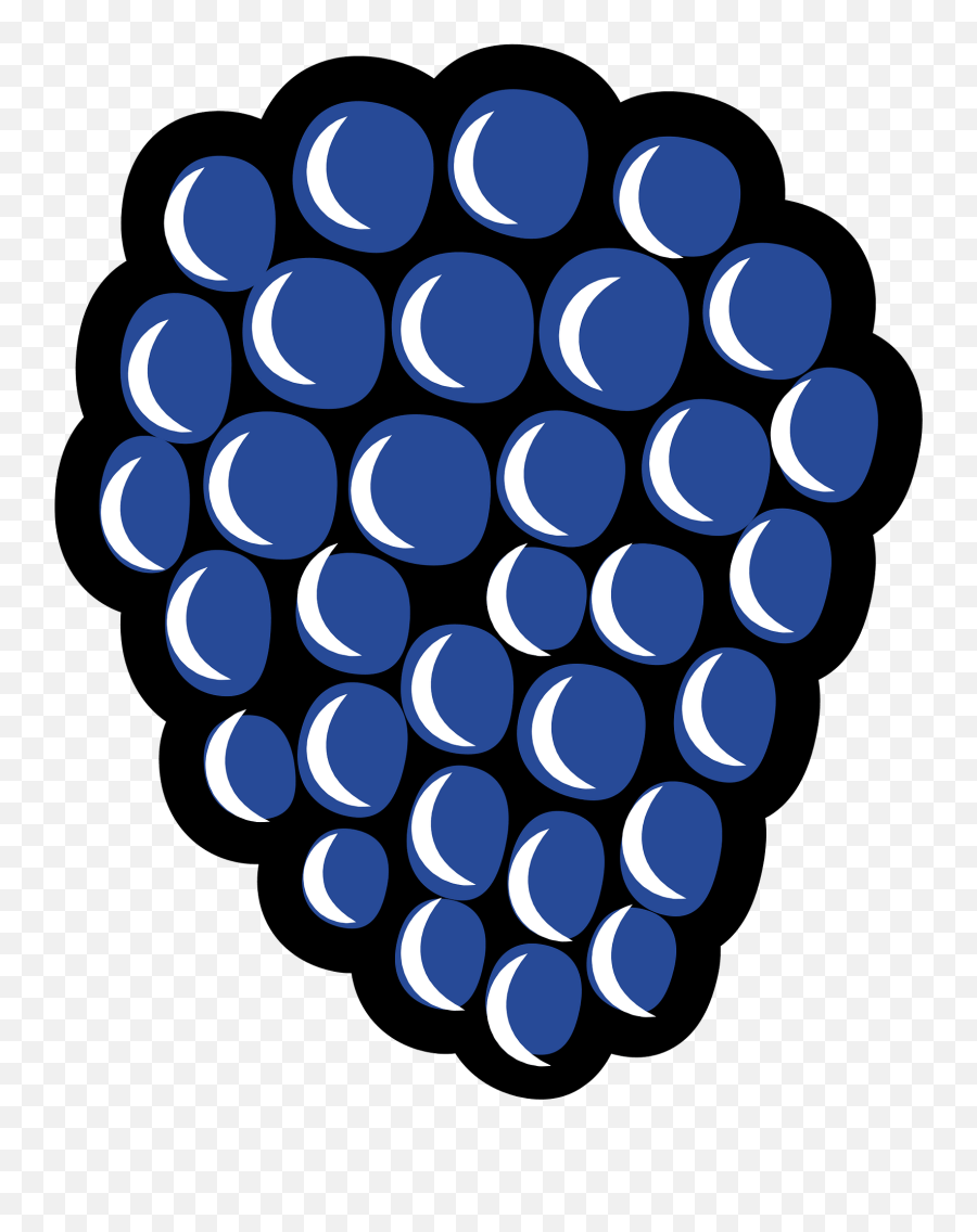 Blackberry Clipart - Dot Emoji,Blackberry Emoji