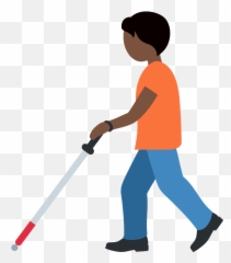 Emoji Clipart - White Cane Clipart,Dva Emoji