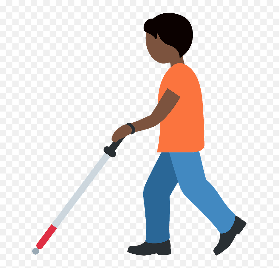 Emoji Clipart - White Cane Clipart,Dva Emoji