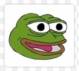 Pin - Transparent Pepe Frog Emoji