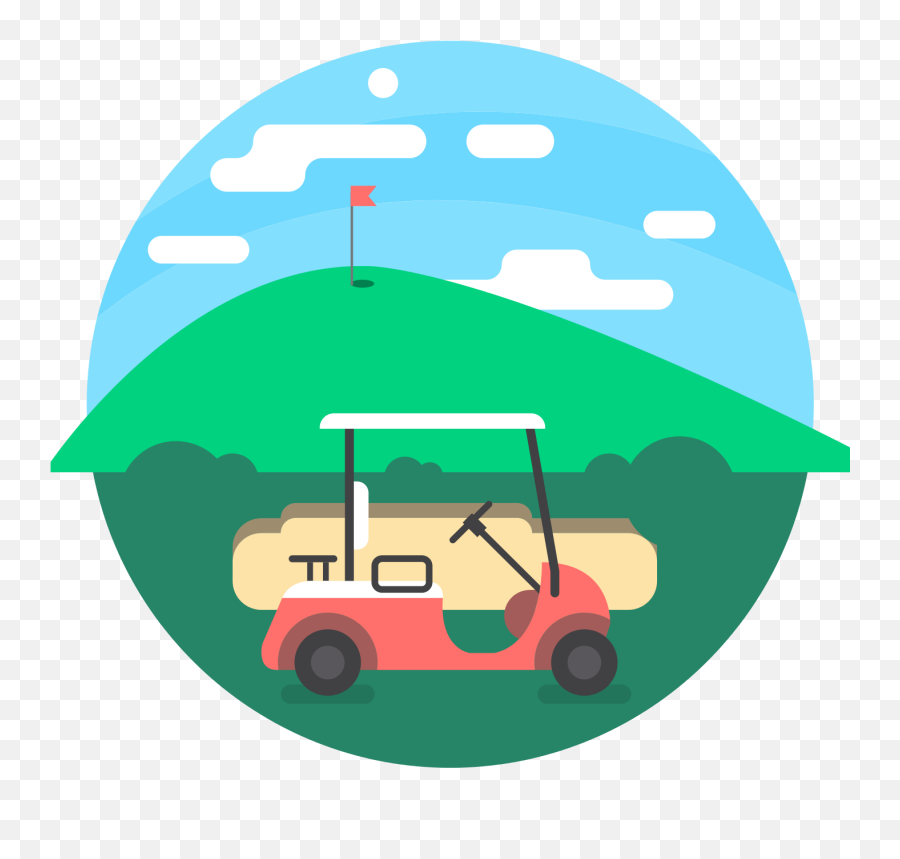 Golf Buggie - For Golf Emoji,Golf Cart Emoji - free transparent emoji ...