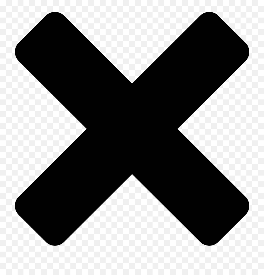 X Emoji Transparent Png Clipart Free - Como Iniciar Una Conversacion Meme,X Emoji Png