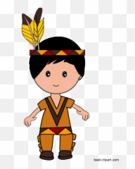 Free Thanksgiving Pilgrims And Native Americans Clip Art - Pilgrim Native American Clipart Emoji,Native American Emoji