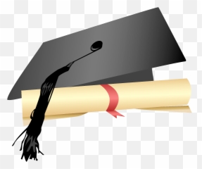 Graduation Cap And Gown - Diploma Emoji