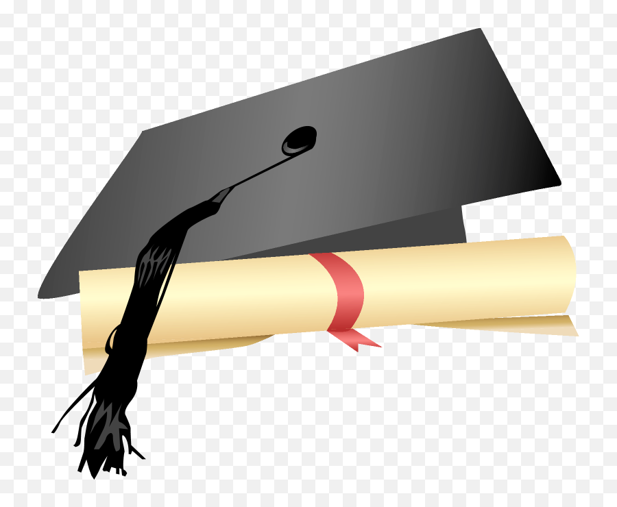 Graduation Cap And Gown - Graduation Cap And Diploma Emoji,Cap And Gown Emoji