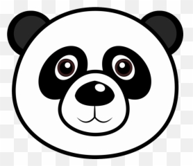 Panda Clipart Face - Vector Emoji