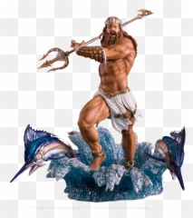 Greek Titian Chronos Statue Transparent - Poseidon Png Emoji,Stonehead Emoji