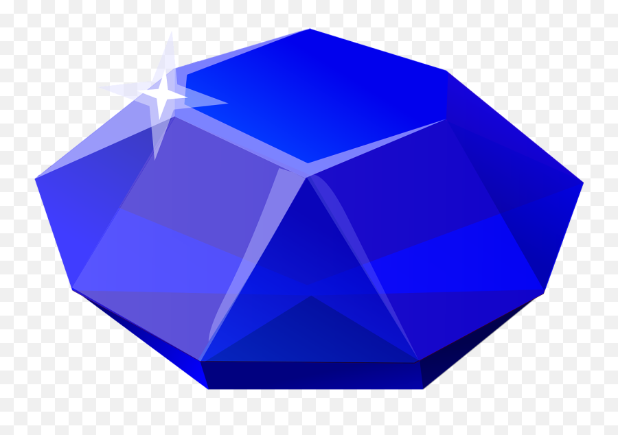 Blue Gems Sapphire Stones Sparkling - Sapphire Cartoon Emoji,Sparkling Star Emoji