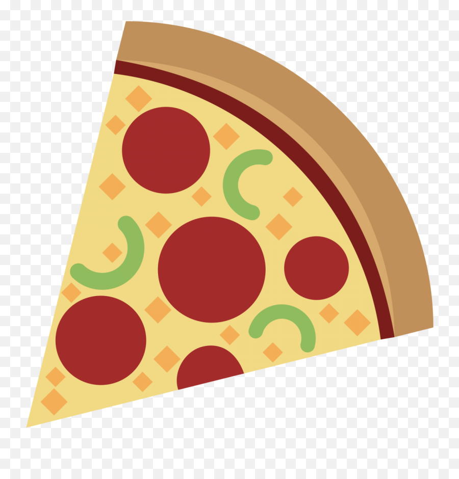 Food Emojis - Clip Art Pizza Slice Png,Emoji Christmas Presents