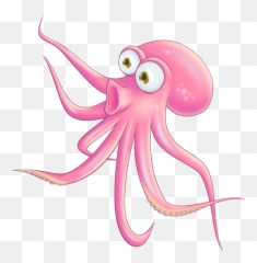 Cartoon Octopus Clip Art The Cliparts - Octopus Png Emoji,Octopus Emoji