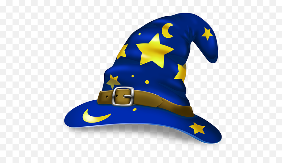 Hat Robe Gandalf Magician Clip Art - Transparent Background Wizard Hat Png Emoji,Wizard Hat Emoji