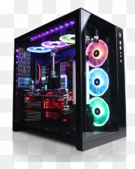 Customize Cyberpower Black Pearl Gaming Pc - Cyberpowerpc Onyxia Mid Tower Case Emoji