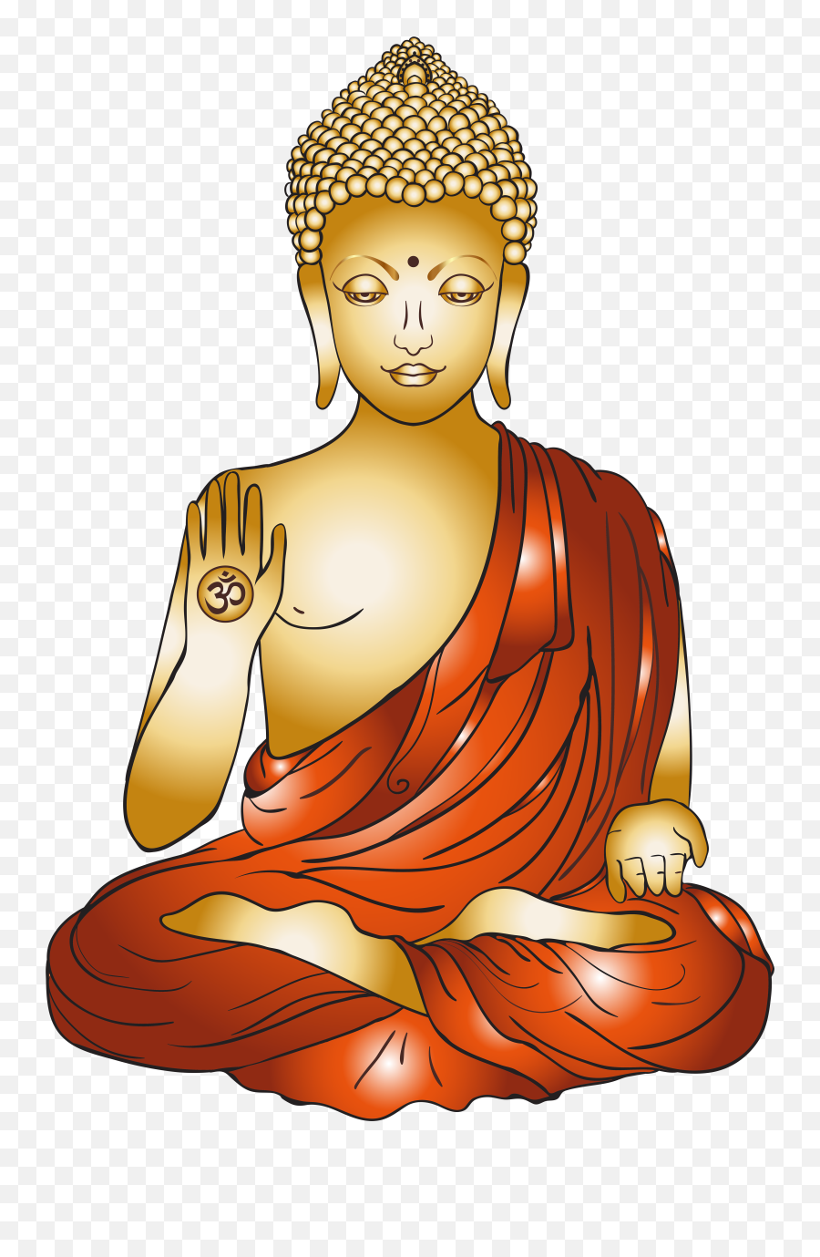 God Buddha Clipart Png - Transparent Background Buddha Clipart Emoji,Buddhist Emoji