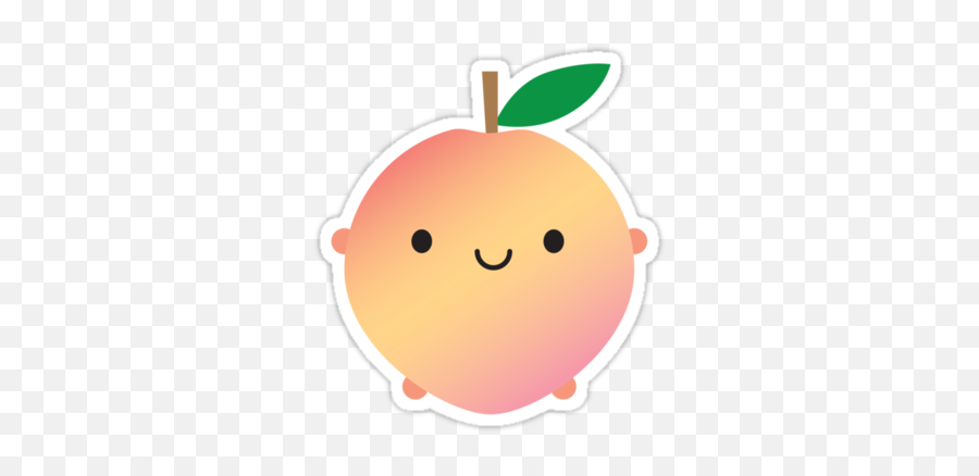 Kawaii Peach - Kawaii Peach Png Emoji,Peach Emoticon