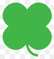 Four Leaf Clover Emoji For Facebook Email Sms - Emoji,Shamrock Emoji