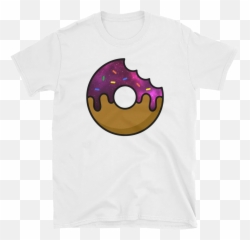 Space Donut T - Shirt Smiley Emoji