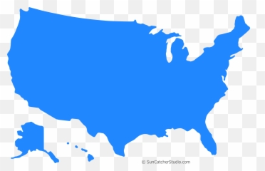Download United States Map Blue Silhouette - China Flag That Recognize The Armenian Genocide Emoji