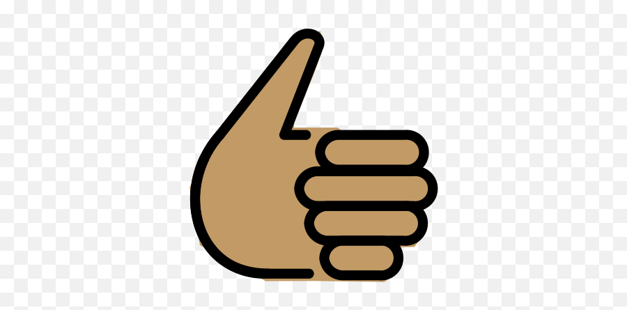 Thumbs Up Medium Skin Tone Emoji - Thumb Signal,Youtube Thumbs Up Emoji